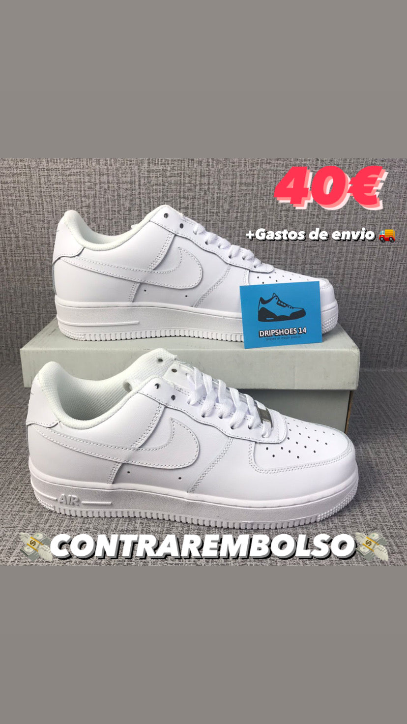 Air forcé Blanca + Camiseta Nike (GRATIS)