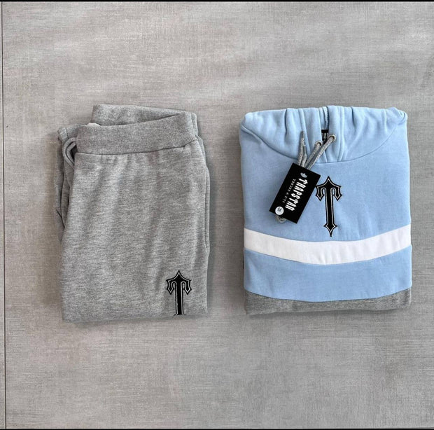 Conjunto Trapstar Gris y Azul